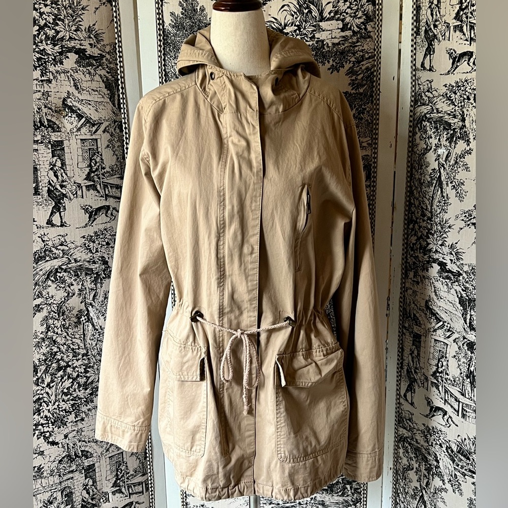 Khaki Barn Jacket Fully Lined Jacket, Size Large